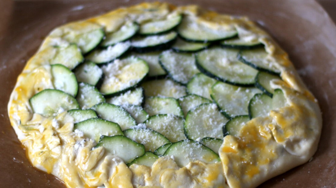 Zucchini and Gruyère Galettes