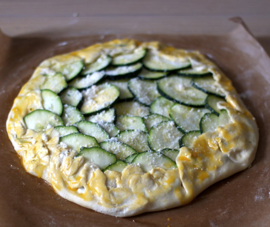 Zucchini and Gruyère Galettes