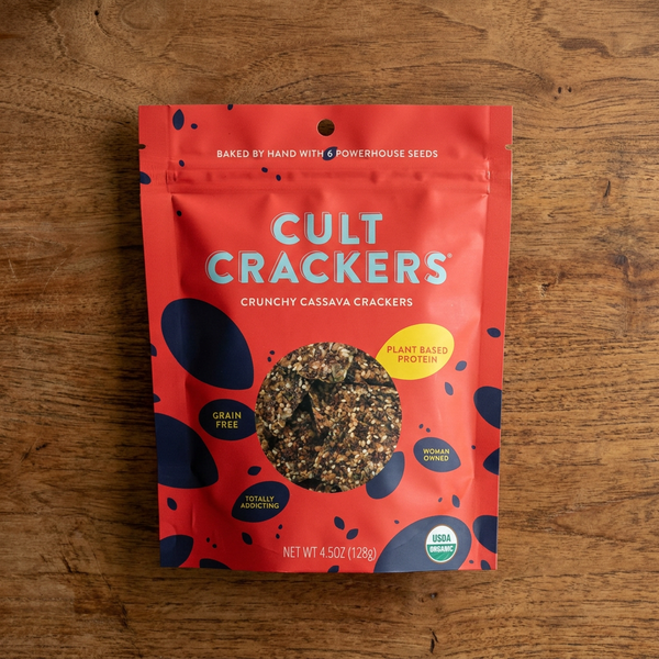 Cult Crackers in Crunchy Cassava