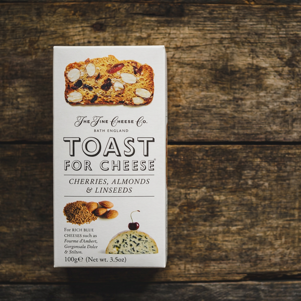 Toast for Cheese Cherries, Almonds and Linseeds
