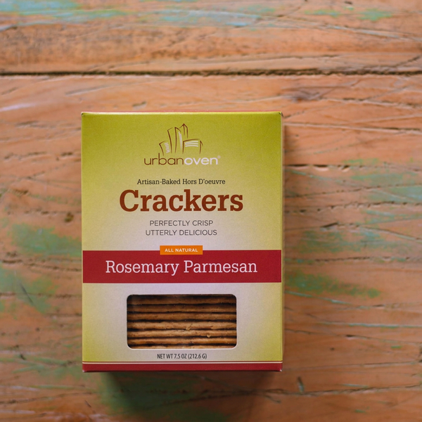 Urban Oven Rosemary Parmesan Crackers