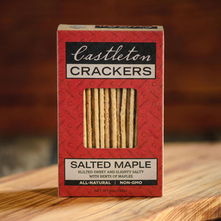 Castleton Salted Maple Crackers