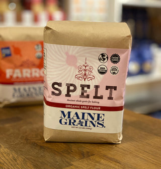 Maine Grains Organic Heirloom Flours.
