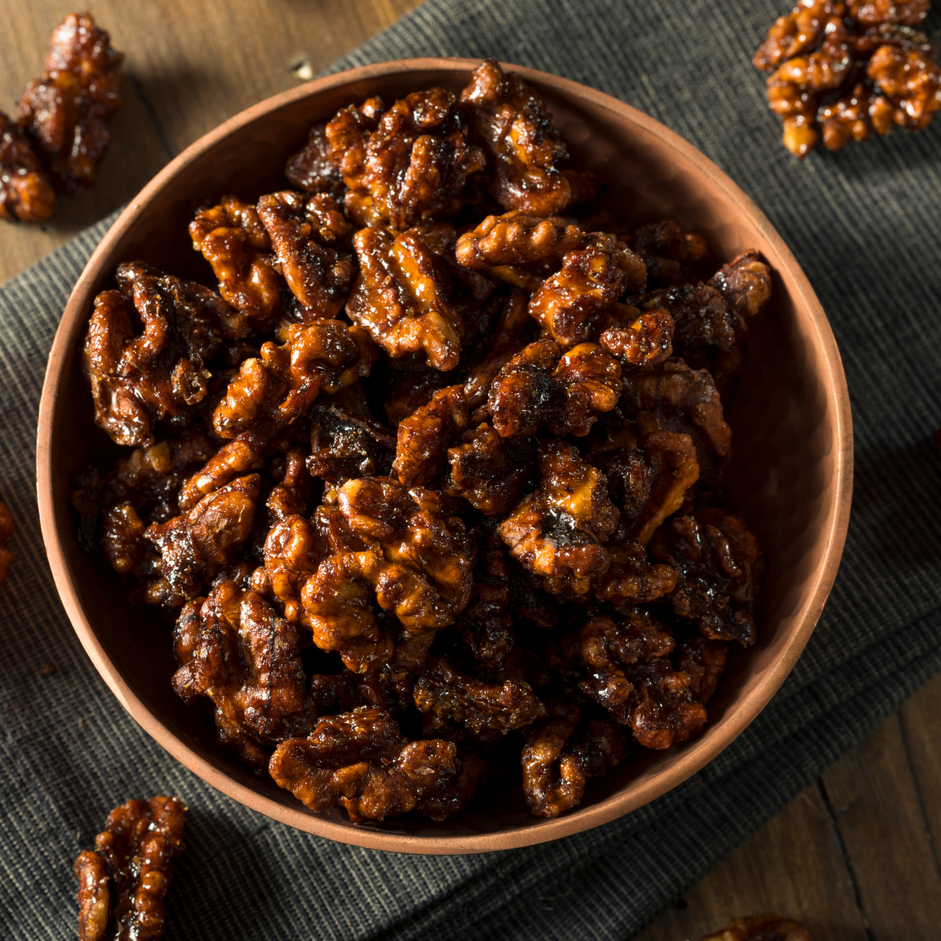 Spanish Caramelized Walnuts.