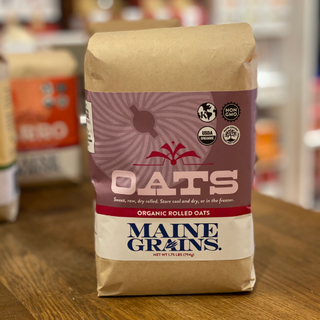 Maine Grains Organic Rolled Oats.