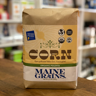 Maine Grains Organic Polenta.