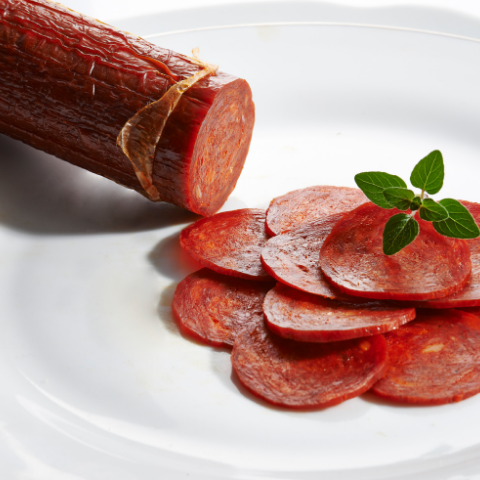 Vermont Smoke and Cure Smoked Pepperoni Stick.