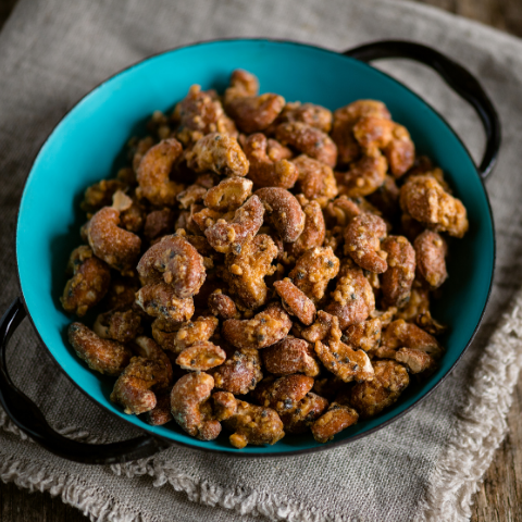 Black Lava Sea Salt Cashews.