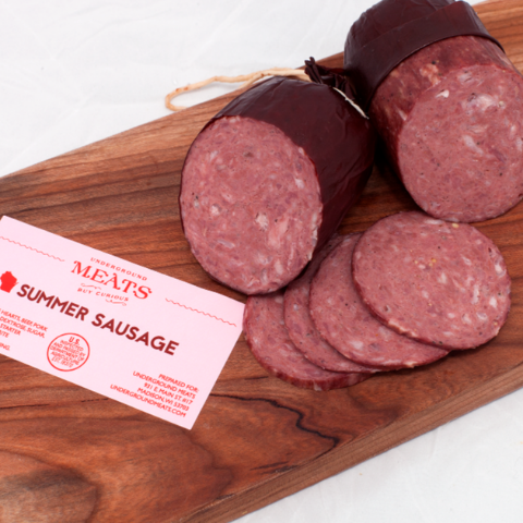 Underground Meats Summer Sausage.