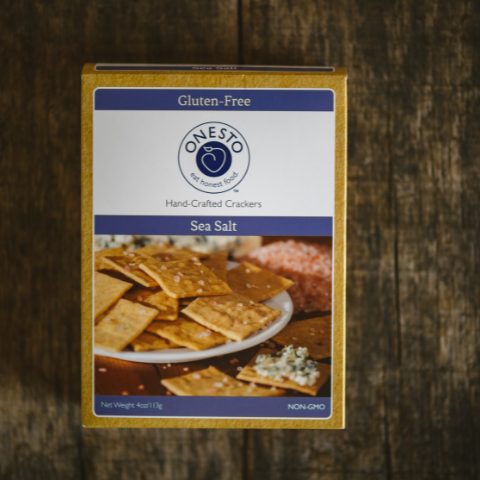 Onesto Gluten Free Crackers.